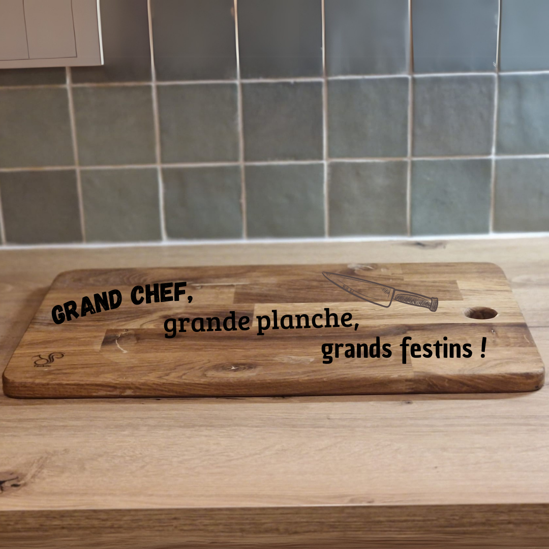 planche à découper personnalisée