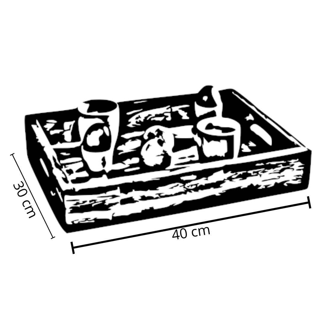 Teckou Plateau de service Acacia