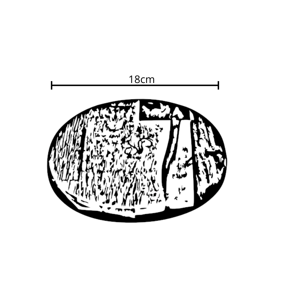 Teckou Dessous de plat rond Acacia