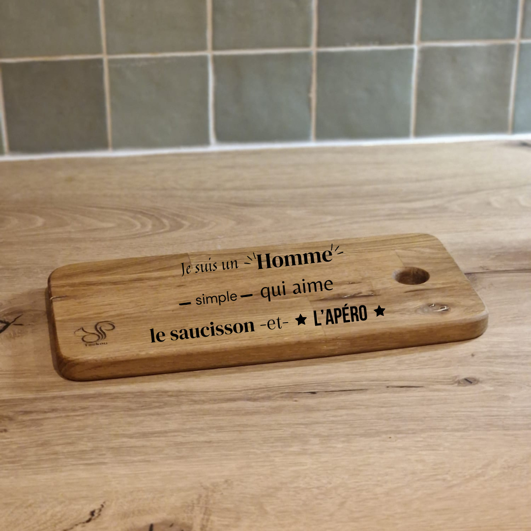 Personnalisation Planche à saucisson