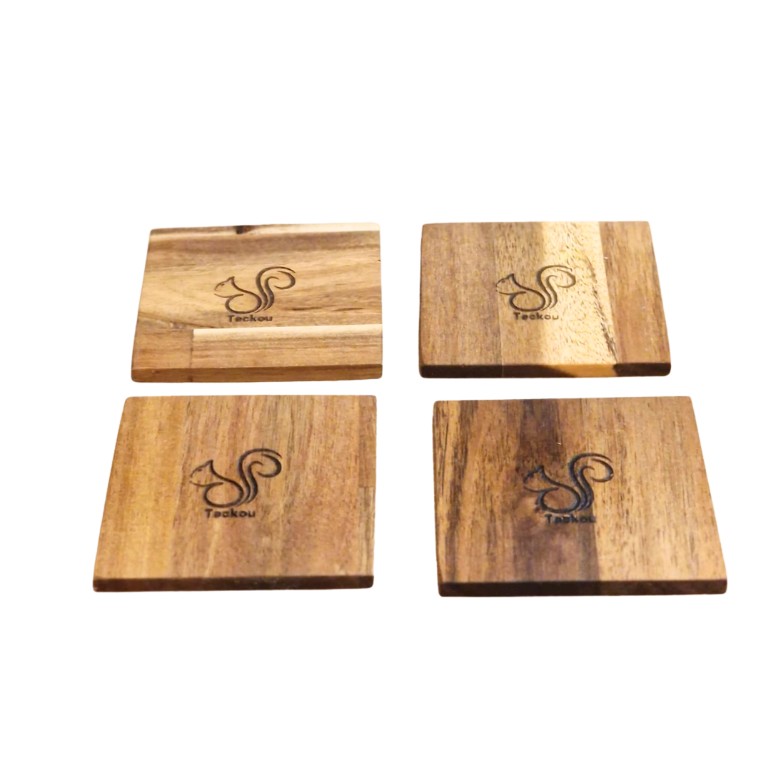 4 Dessous de Verre Acacia