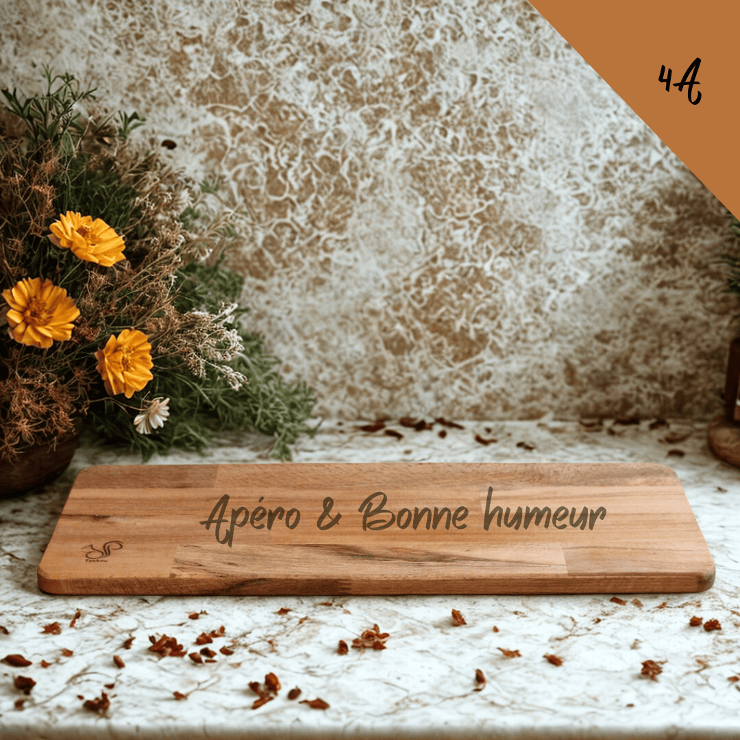 Teckou  Planche Apéro personnalisée - Hêtre