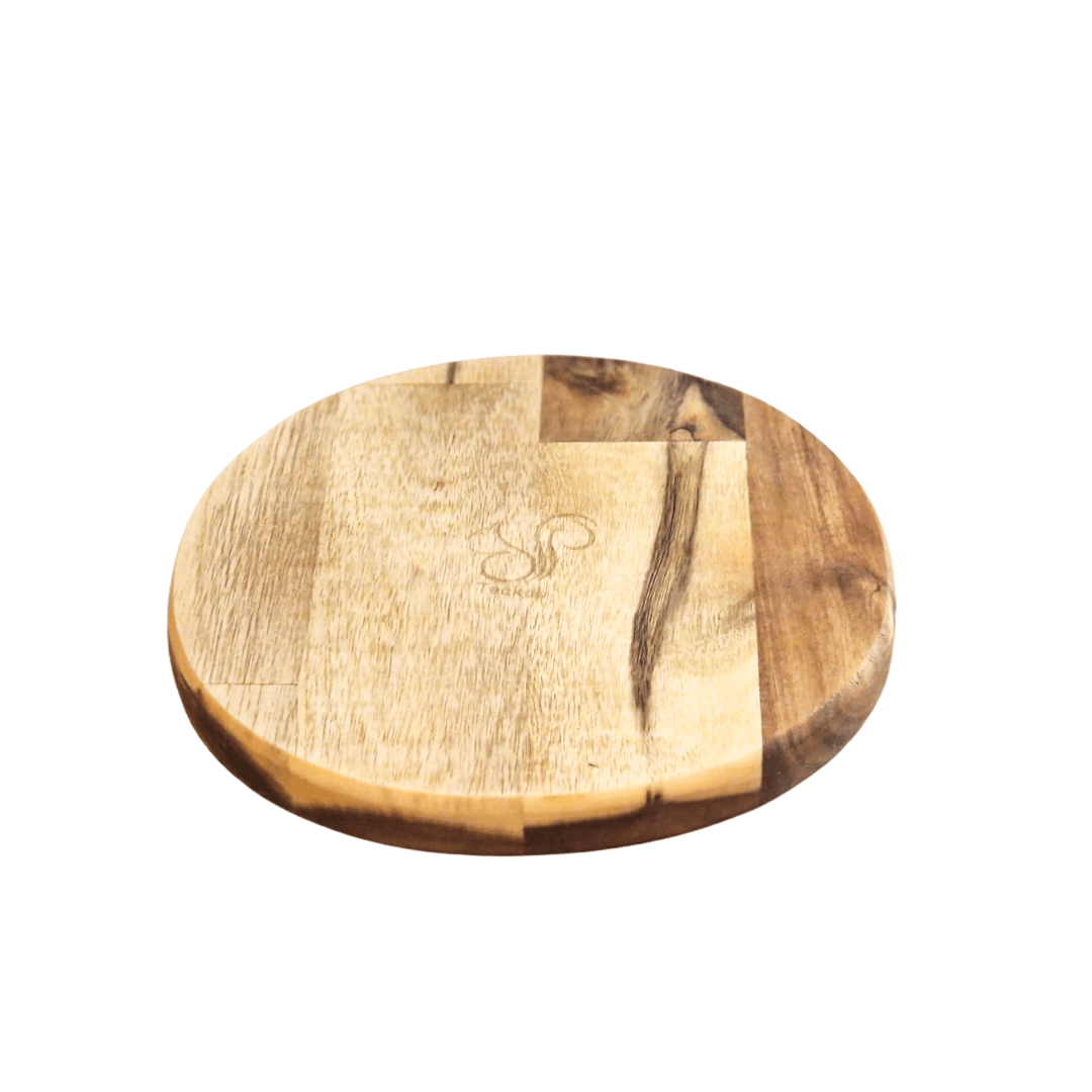 Teckou  Dessous de plat rond Acacia