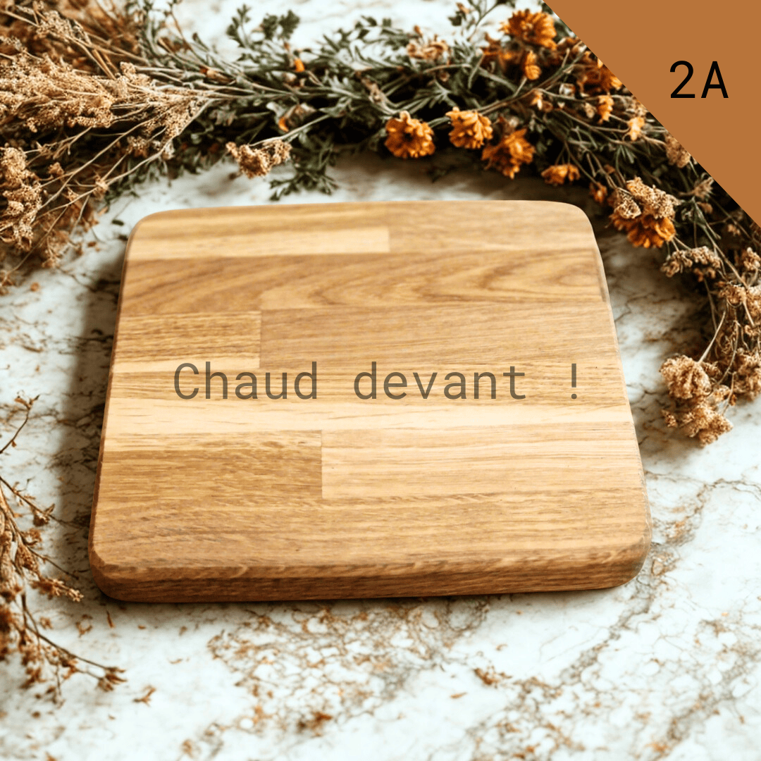 Teckou  Dessous de Plat personnalisé - Chêne