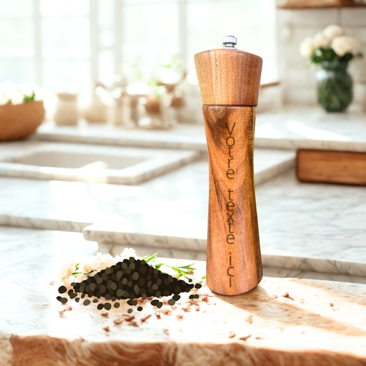 Personnalisation Incluse - Moulin à poivre