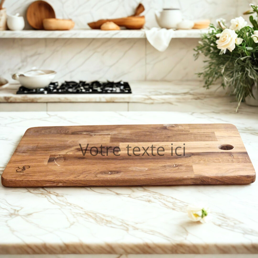 Personnalisation Incluse - Planche à découper grand chef