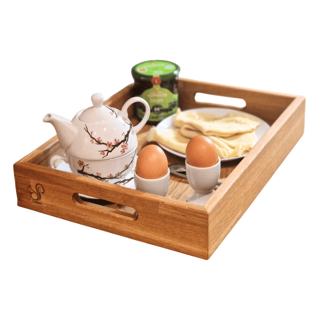 Teckou  Plateau de service Chêne